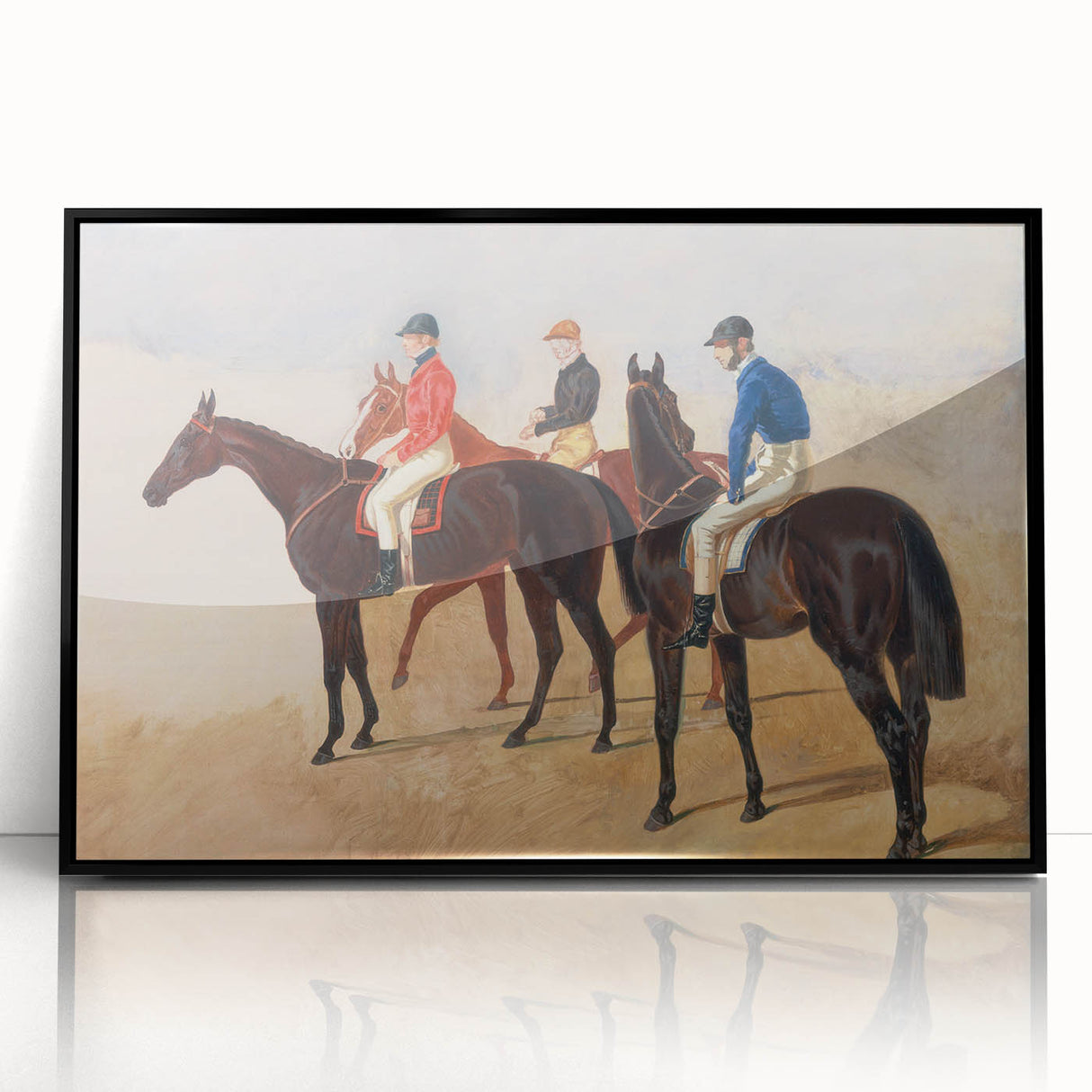 Steeplechase Riders - Romanticism Equestrian Art by John F. Herring