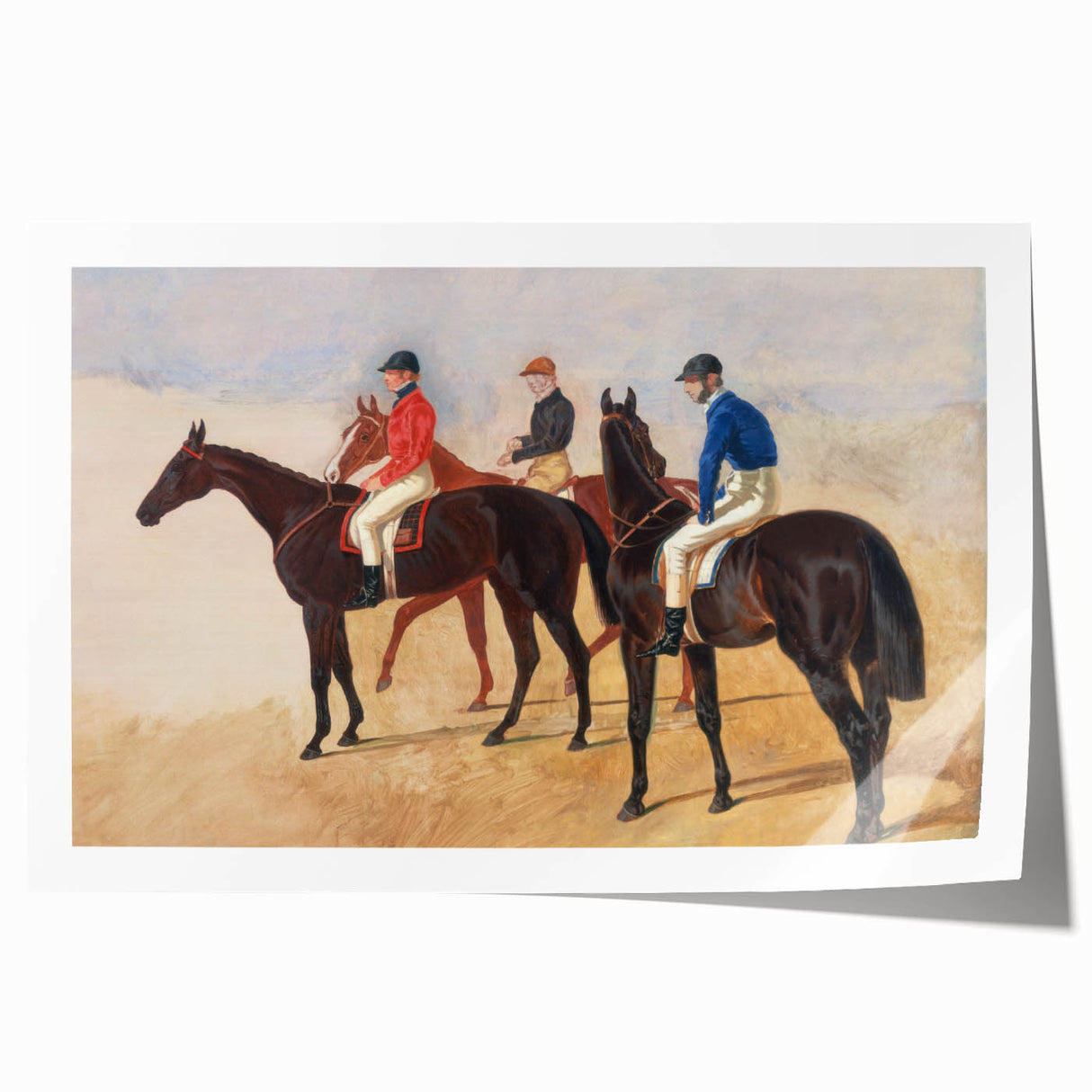 Steeplechase Riders - Romanticism Equestrian Art by John F. Herring