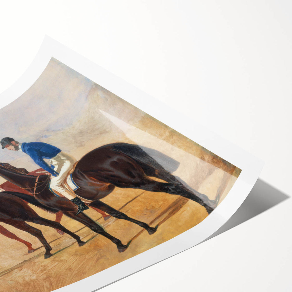 Steeplechase Riders - Romanticism Equestrian Art by John F. Herring