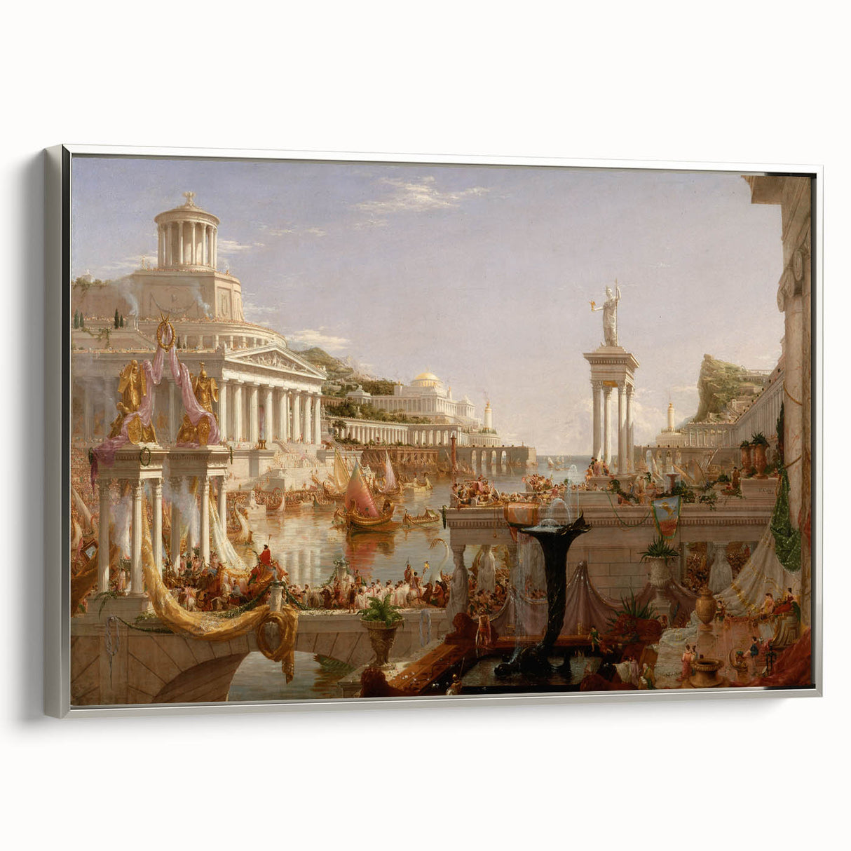 The Consummation of Empire - Romanticism Masterpiece by Thomas Cole