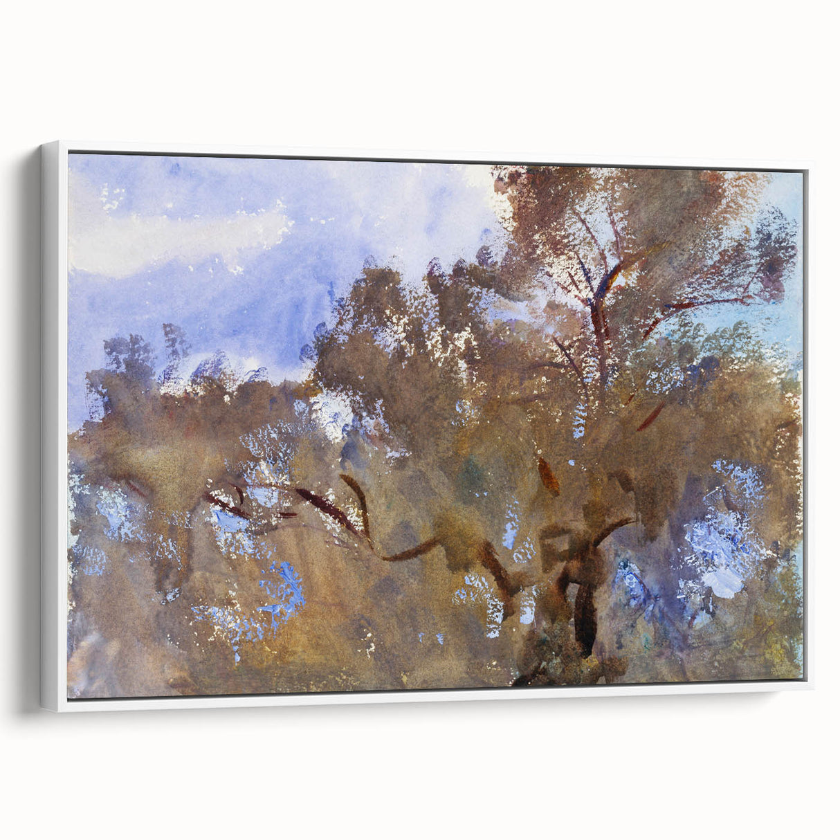 Treetops Against Sky - Romanticism Nature Canvas by John Singer Sargent