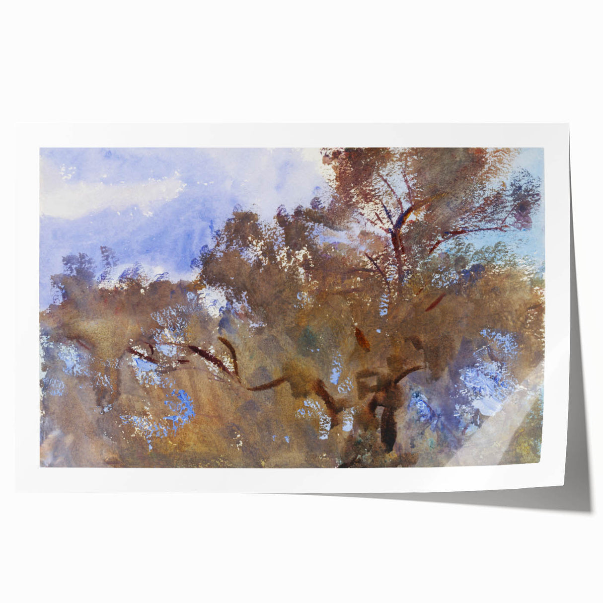Treetops Against Sky - Romanticism Nature Canvas by John Singer Sargent