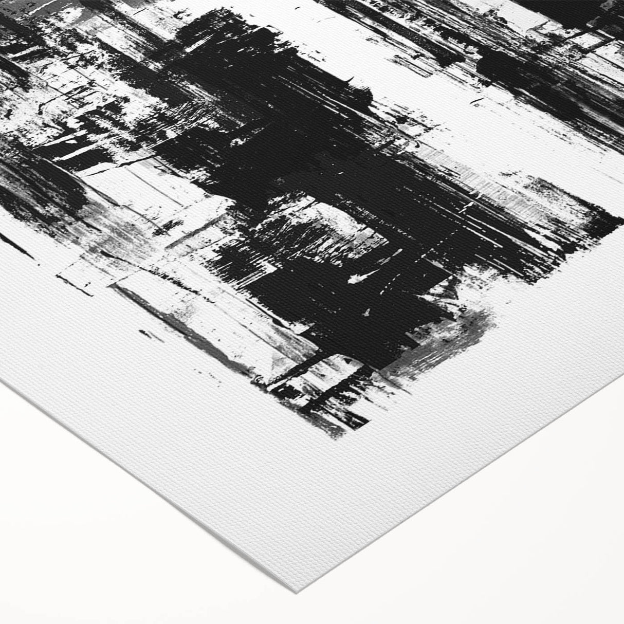Black and White Abstract Triptych Wall Art – Framed & Canvas