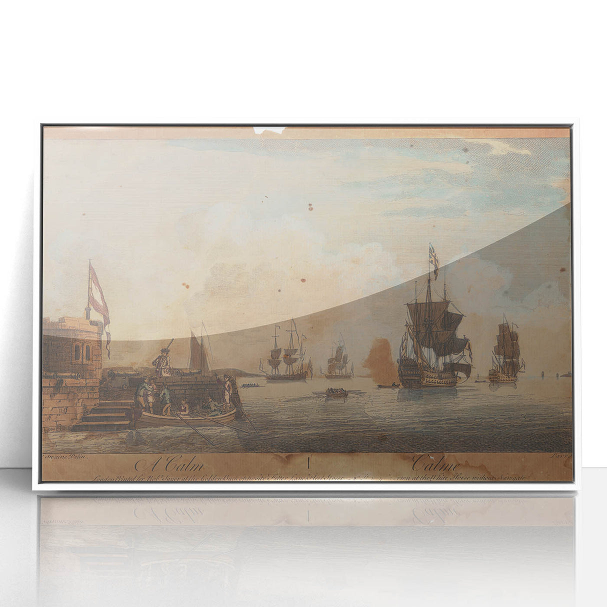 A Calm - Nautical Romanticism Landscape Wall Art