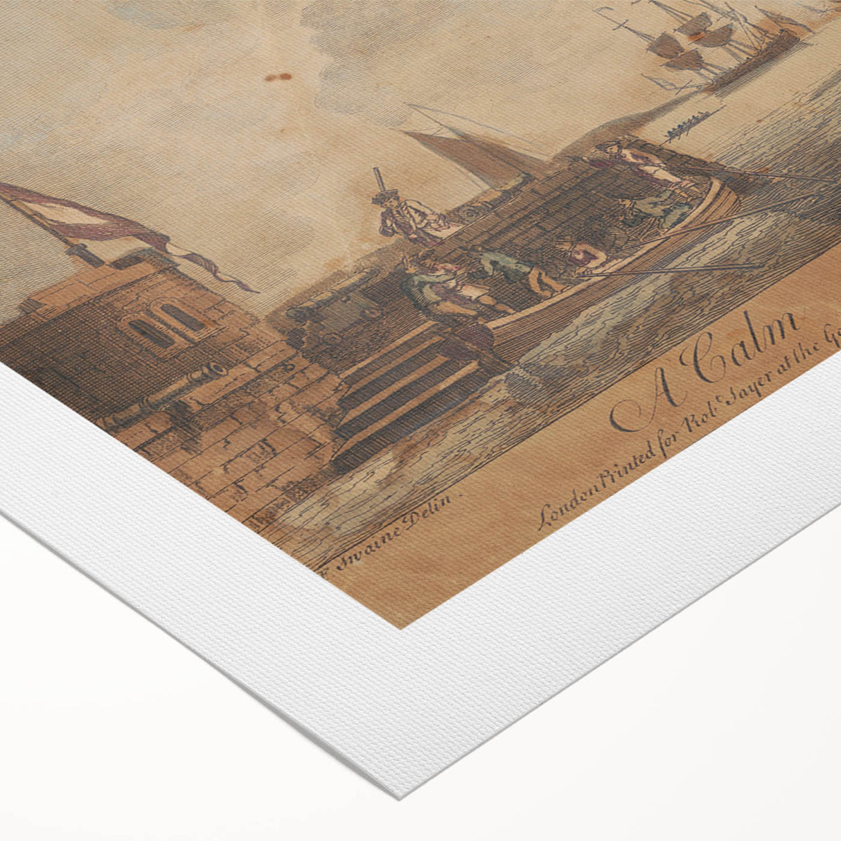 A Calm - Nautical Romanticism Landscape Wall Art