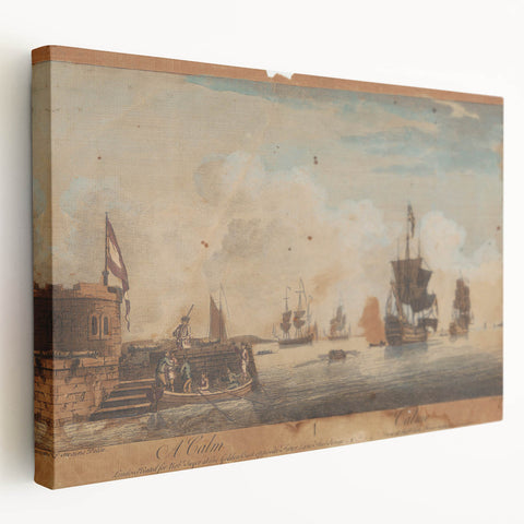 A Calm - Nautical Romanticism Landscape Wall Art