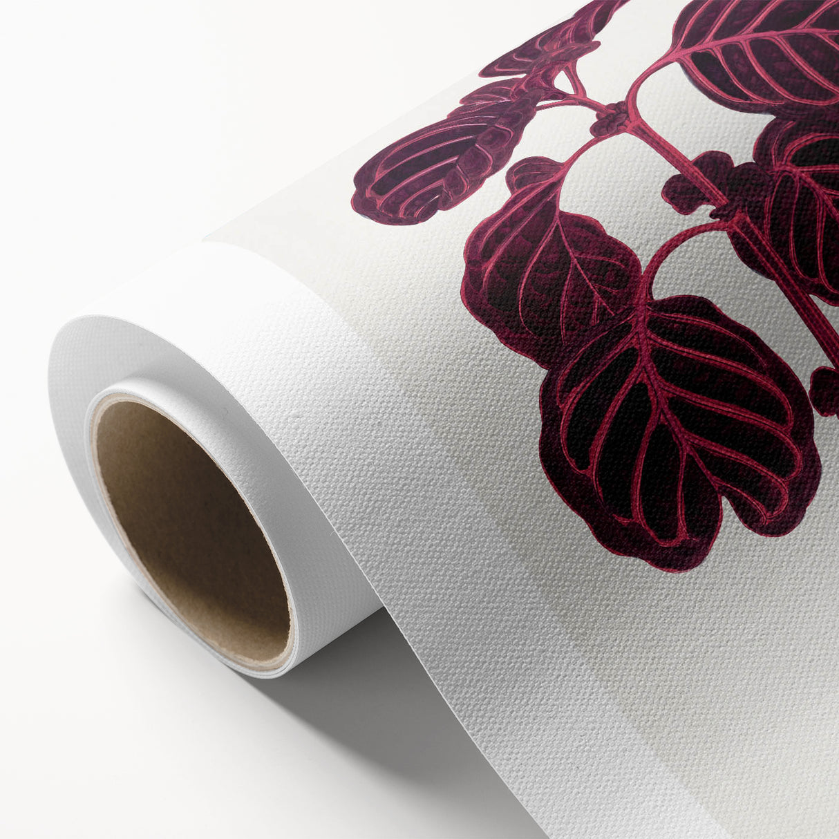 Romanticism Art: "Pink Achyranthes Leaf" Classic Botanical Print