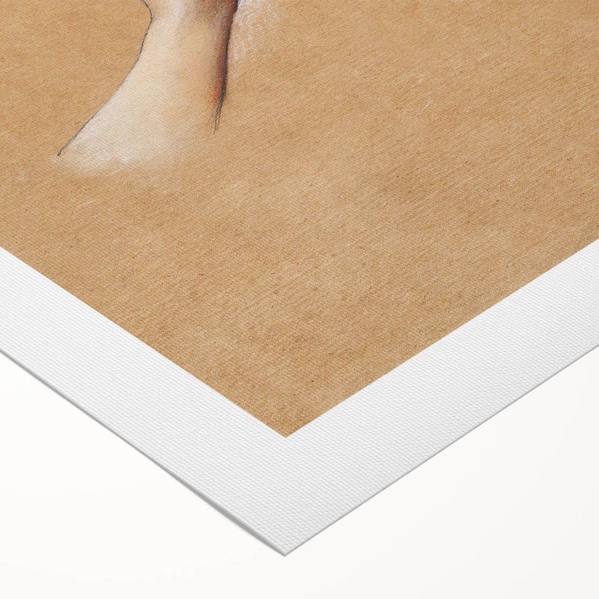 Romanticism Art: "Study of Arms" Sketch for Autumn Canvas Print