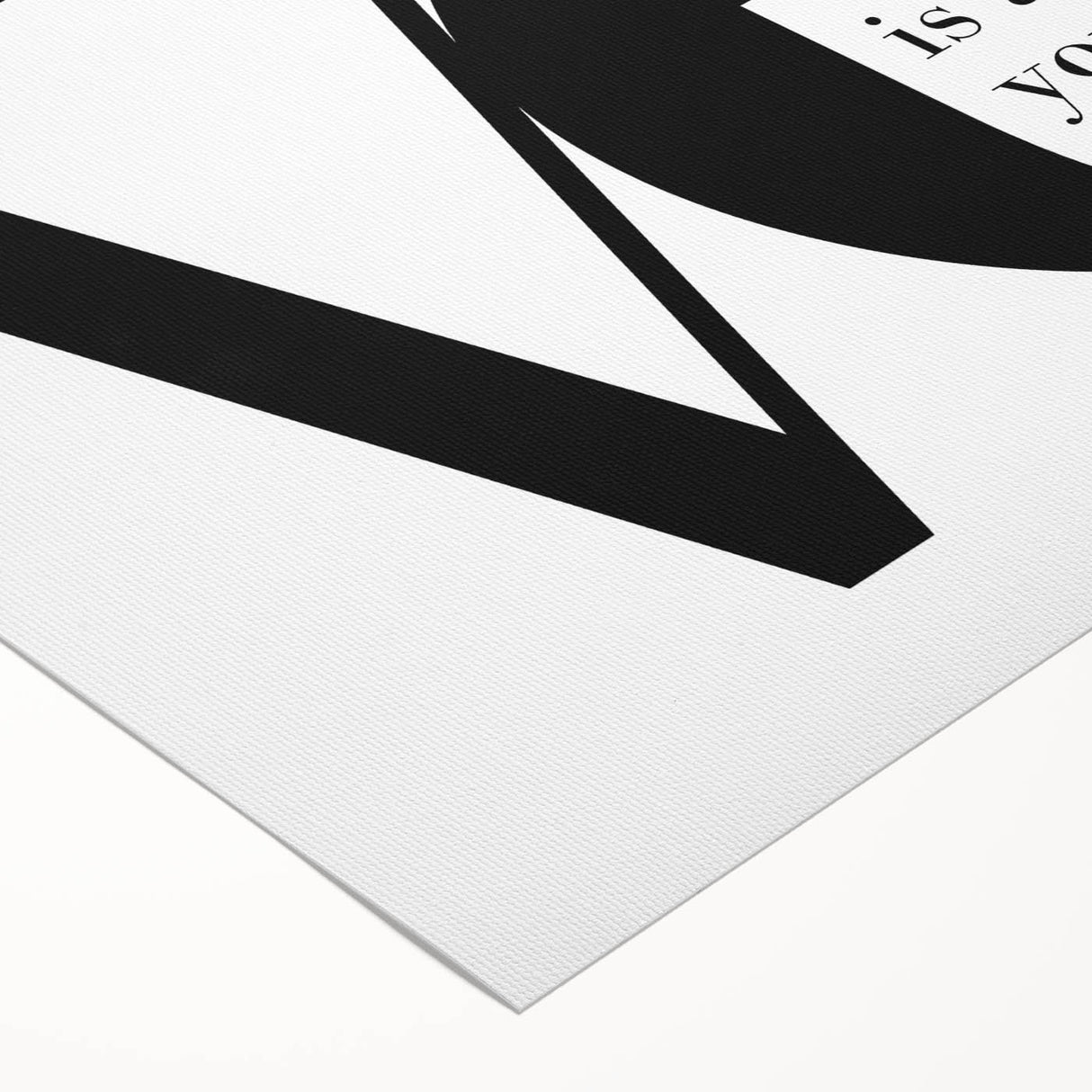 Modern Typography Wall Art - "LOVE" Inspirational Canvas Print