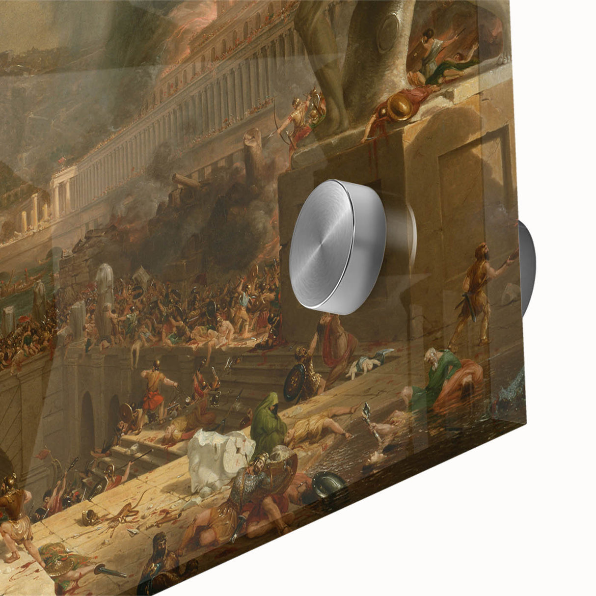 The Course of Empire: Destruction - Romanticism Historical Art Canvas