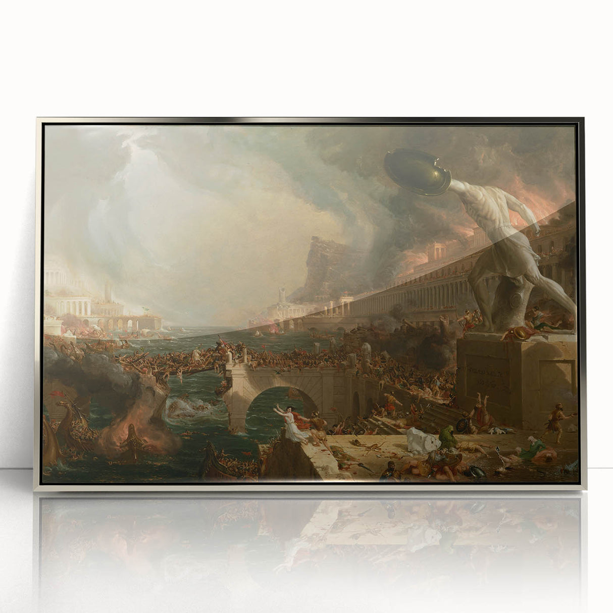 The Course of Empire: Destruction - Romanticism Historical Art Canvas