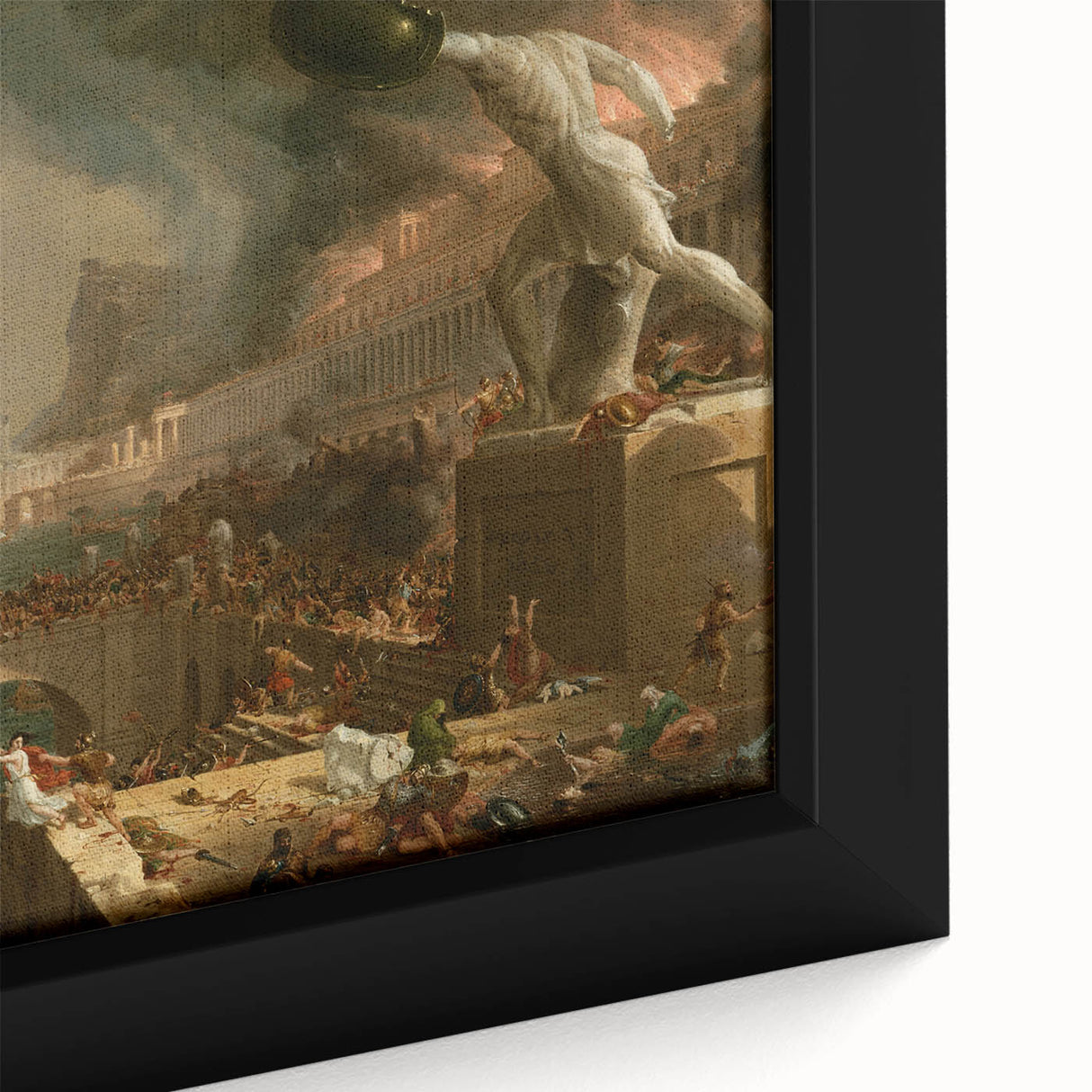 The Course of Empire: Destruction - Romanticism Historical Art Canvas