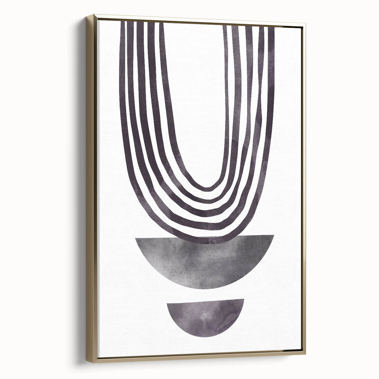 Modern Dining Room Art - Abstract Monochrome Wall Decor