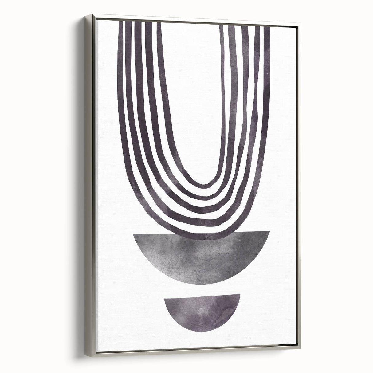 Modern Dining Room Art - Abstract Monochrome Wall Decor
