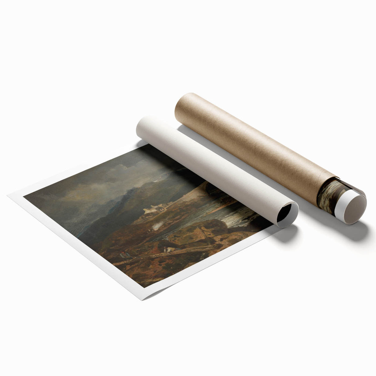 Romanticism Landscape Art: Tummel Bridge, Perthshire Canvas Print