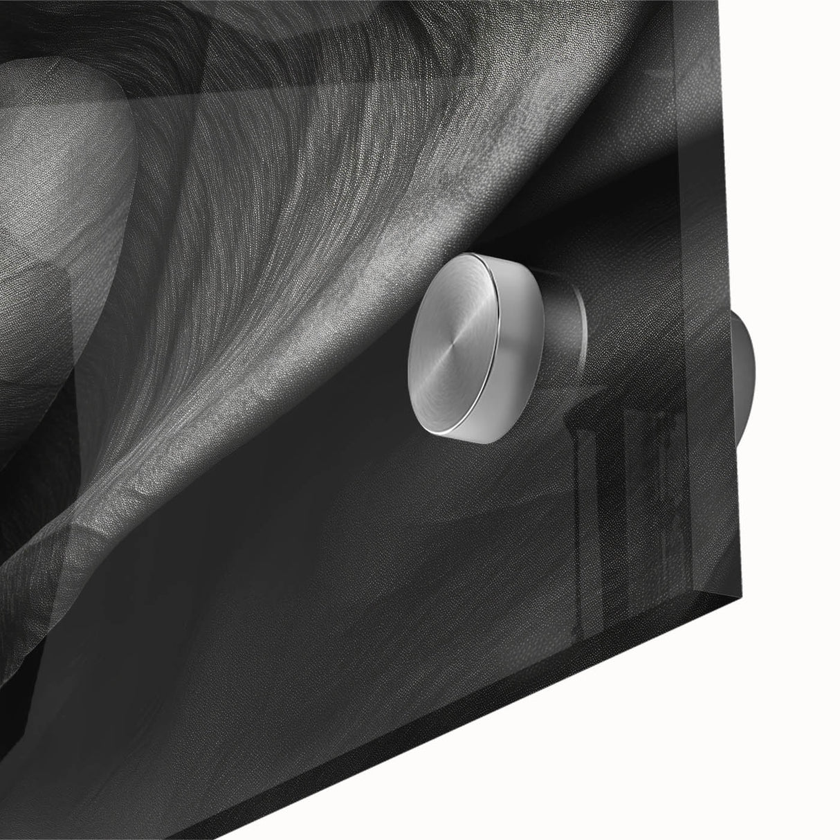 Elegant Black Heart Abstract Bedroom Wall Art – Framed & Canvas