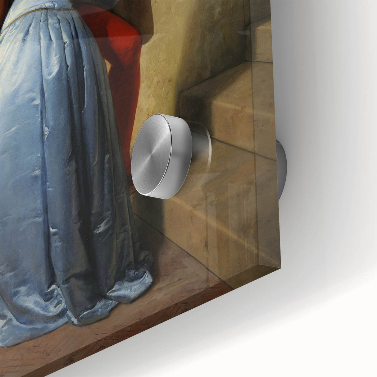 Romanticism Art: The Kiss - Historical Romantic Canvas Print