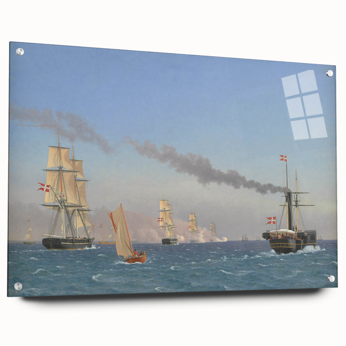 "Romanticism Art: Nautical Scene - Historical Maritime Canvas Print"