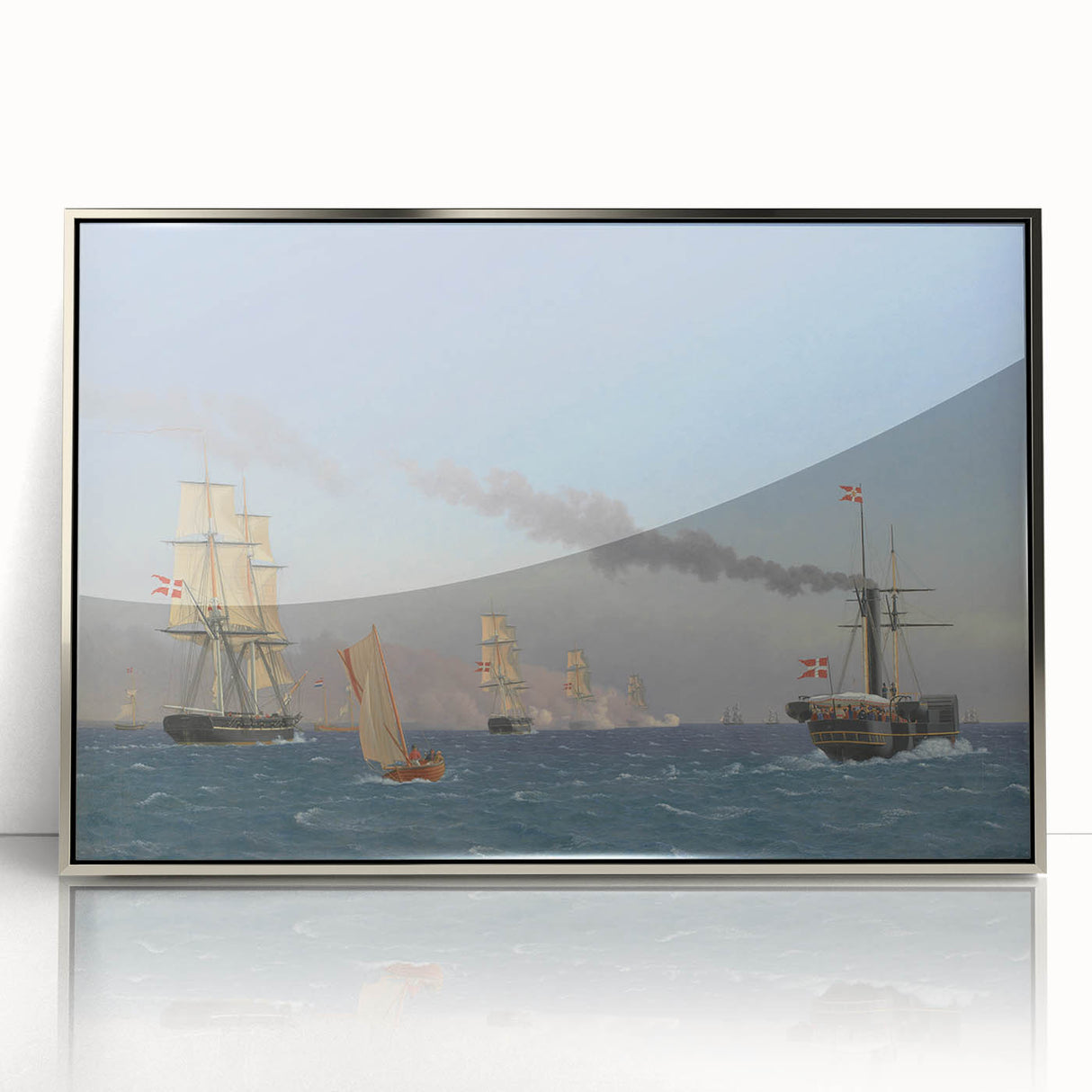"Romanticism Art: Nautical Scene - Historical Maritime Canvas Print"