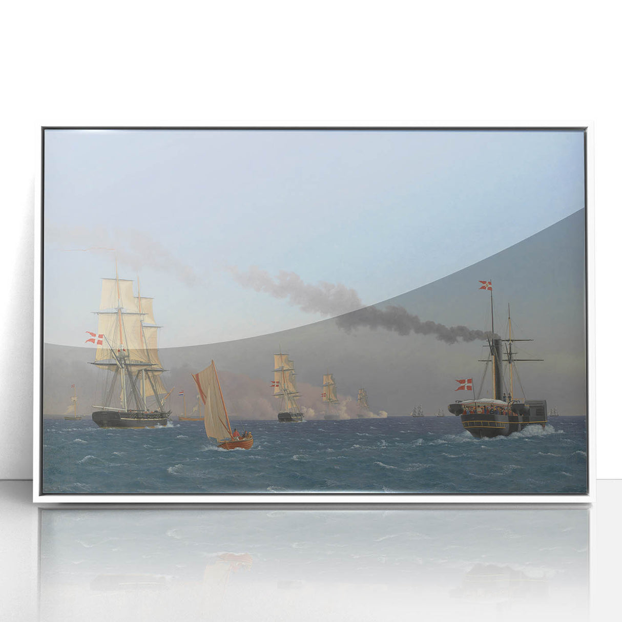 "Romanticism Art: Nautical Scene - Historical Maritime Canvas Print"