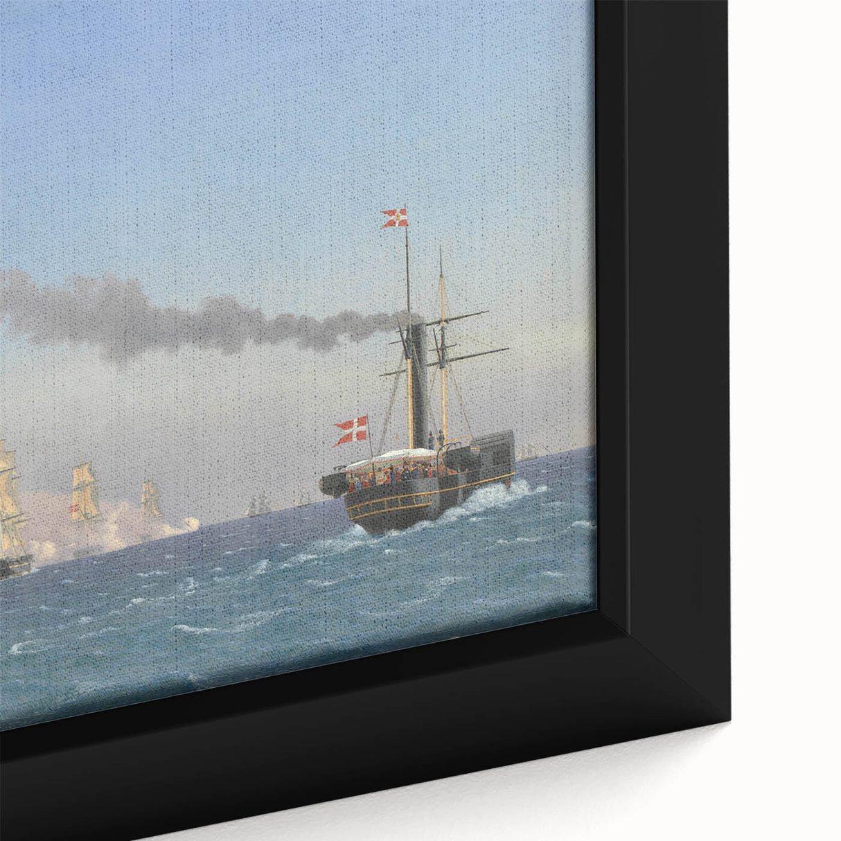 "Romanticism Art: Nautical Scene - Historical Maritime Canvas Print"