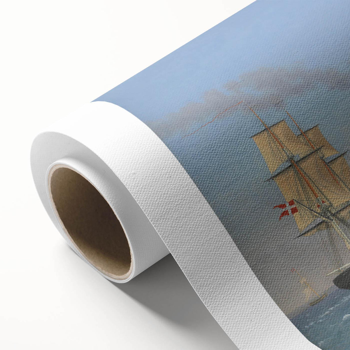 "Romanticism Art: Nautical Scene - Historical Maritime Canvas Print"