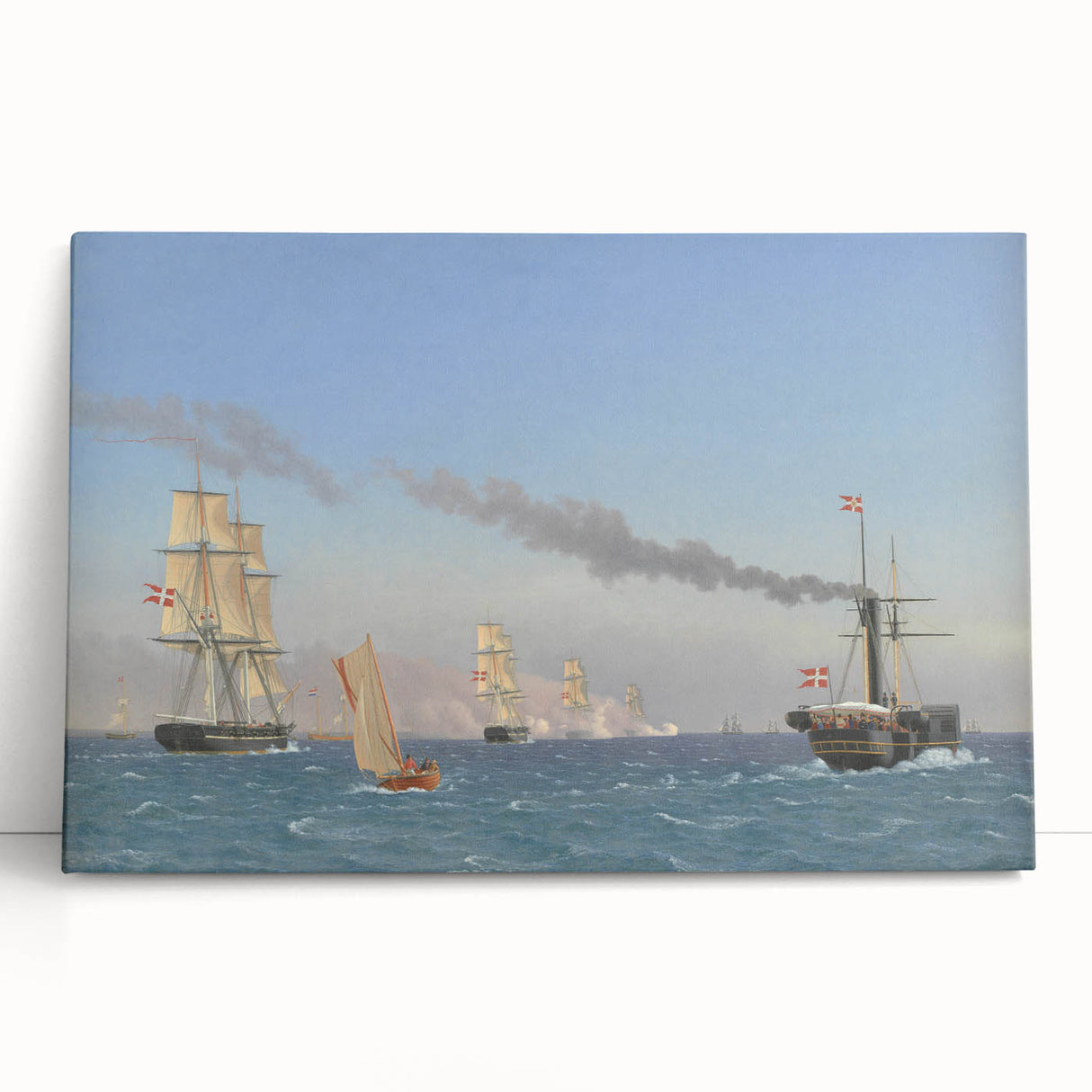 "Romanticism Art: Nautical Scene - Historical Maritime Canvas Print"