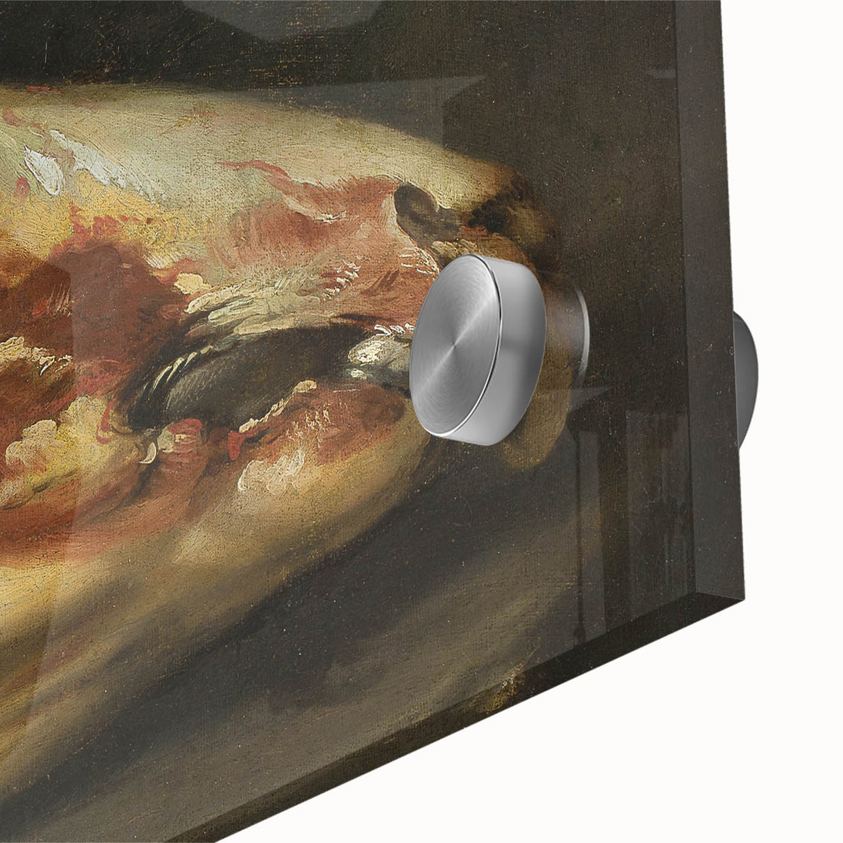 Romanticism Art: Skinned Ox Head - Goya's Historical Canvas Print