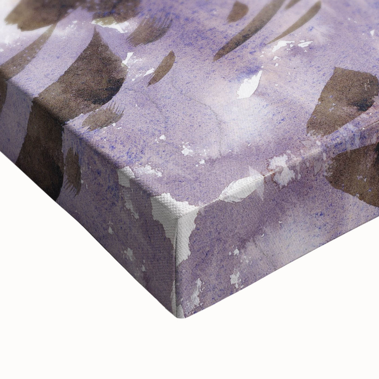 Romanticism Art: Rushing Water - Vibrant Landscape Canvas Print