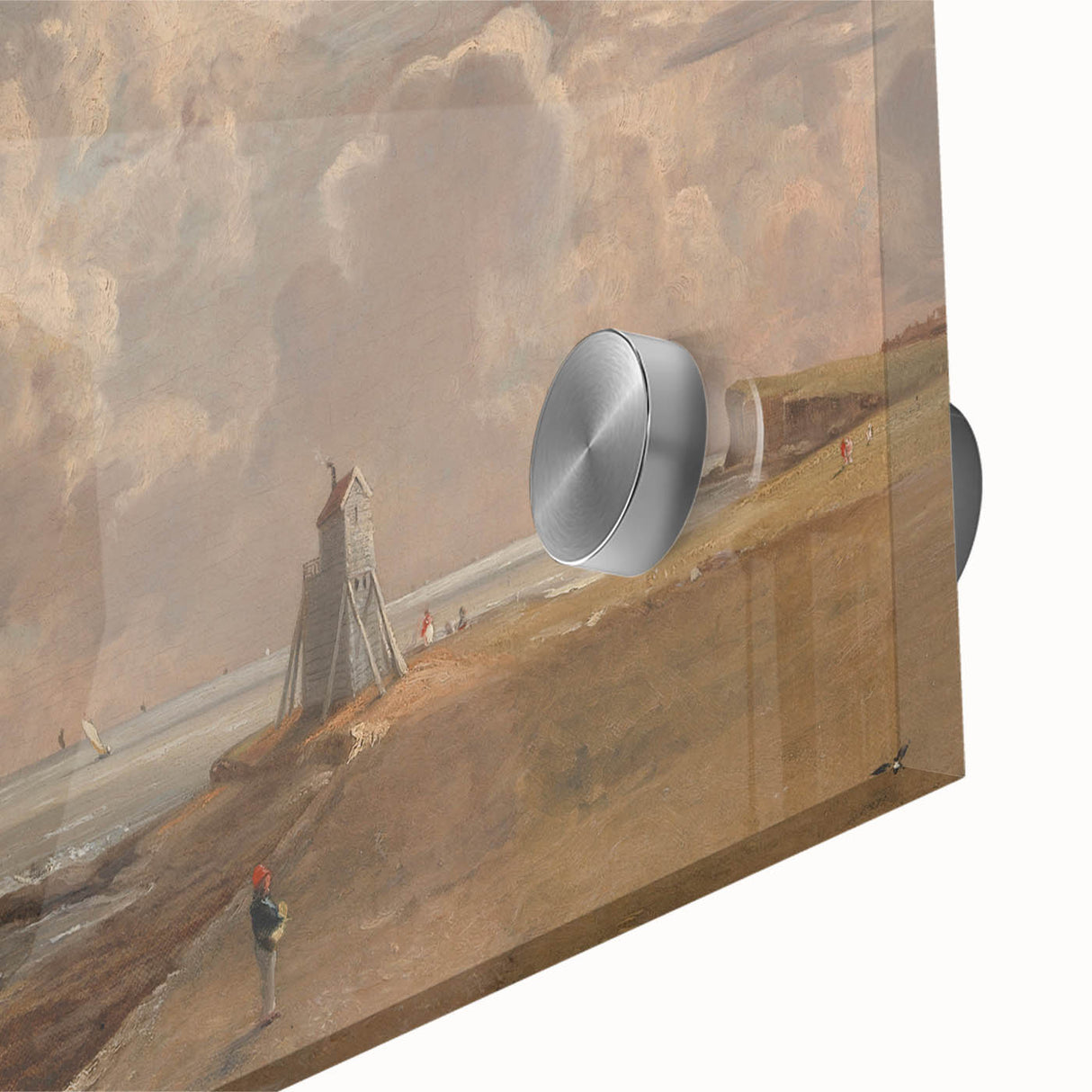 Harwich Lighthouse Romantic Landscape - Canvas by John Constable