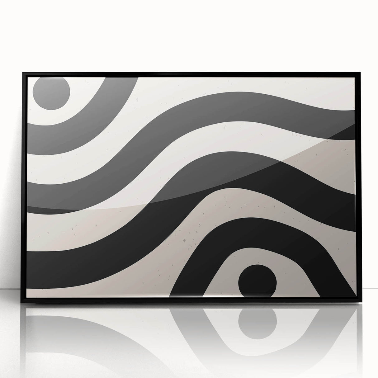 Dining Room Wall Decor - Minimalist Black and White Art