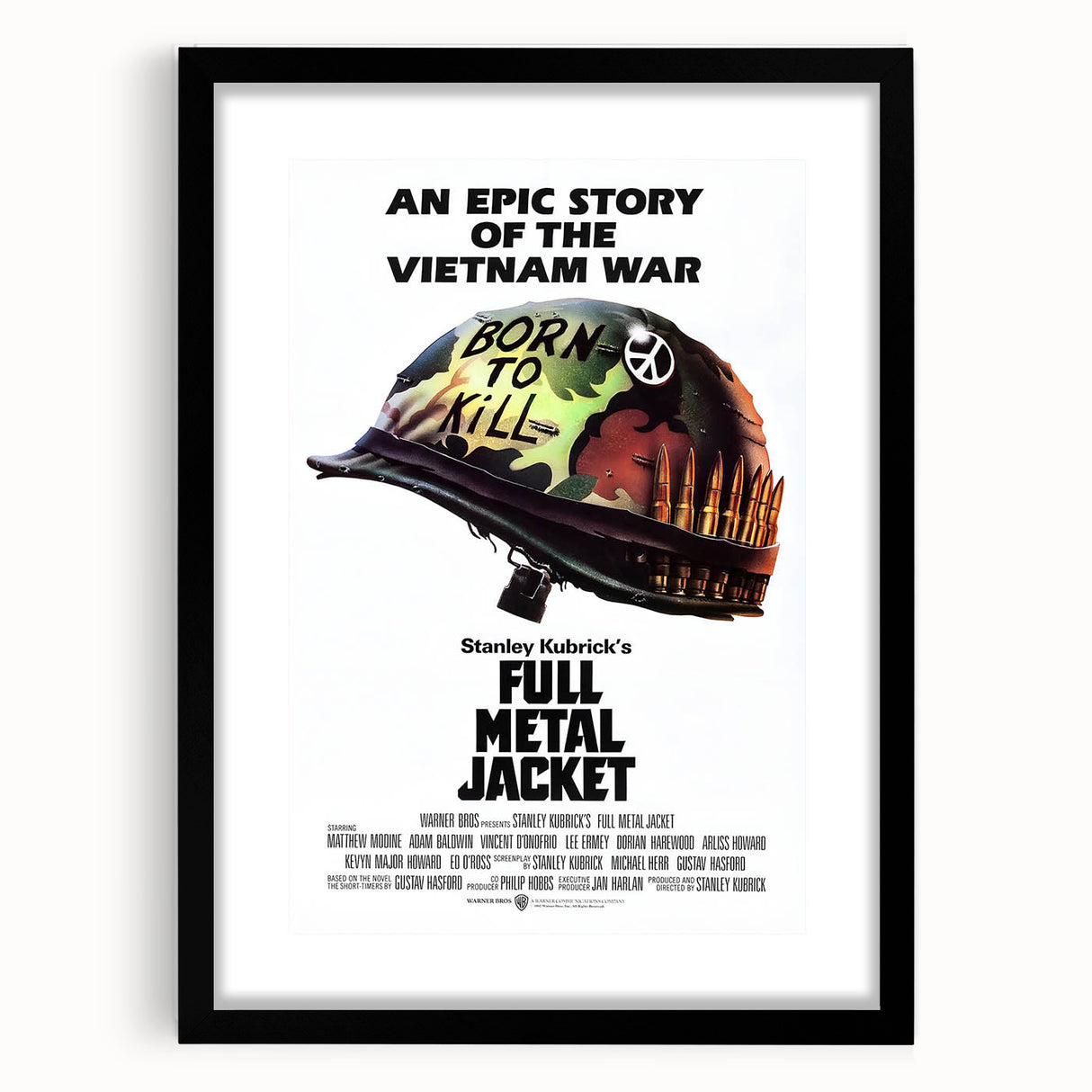 Retro Full Metal Jacket Poster Art - Vintage Military Movie Prints