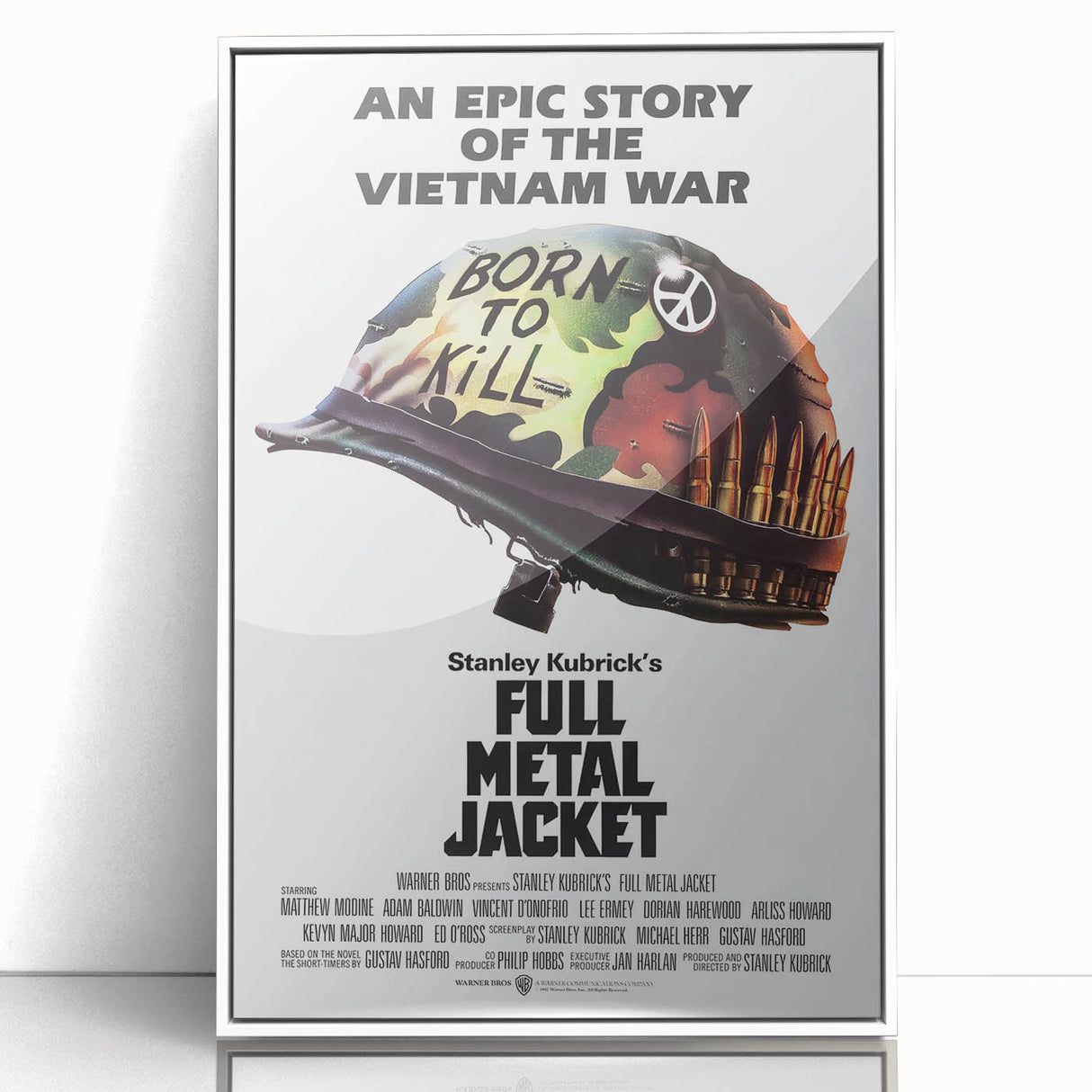 Retro Full Metal Jacket Poster Art - Vintage Military Movie Prints