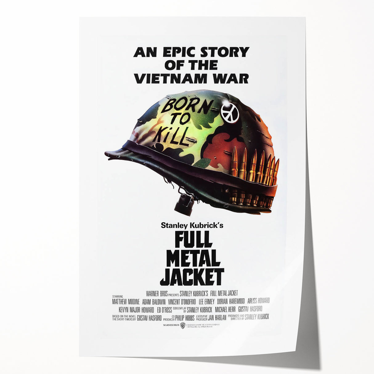 Retro Full Metal Jacket Poster Art - Vintage Military Movie Prints