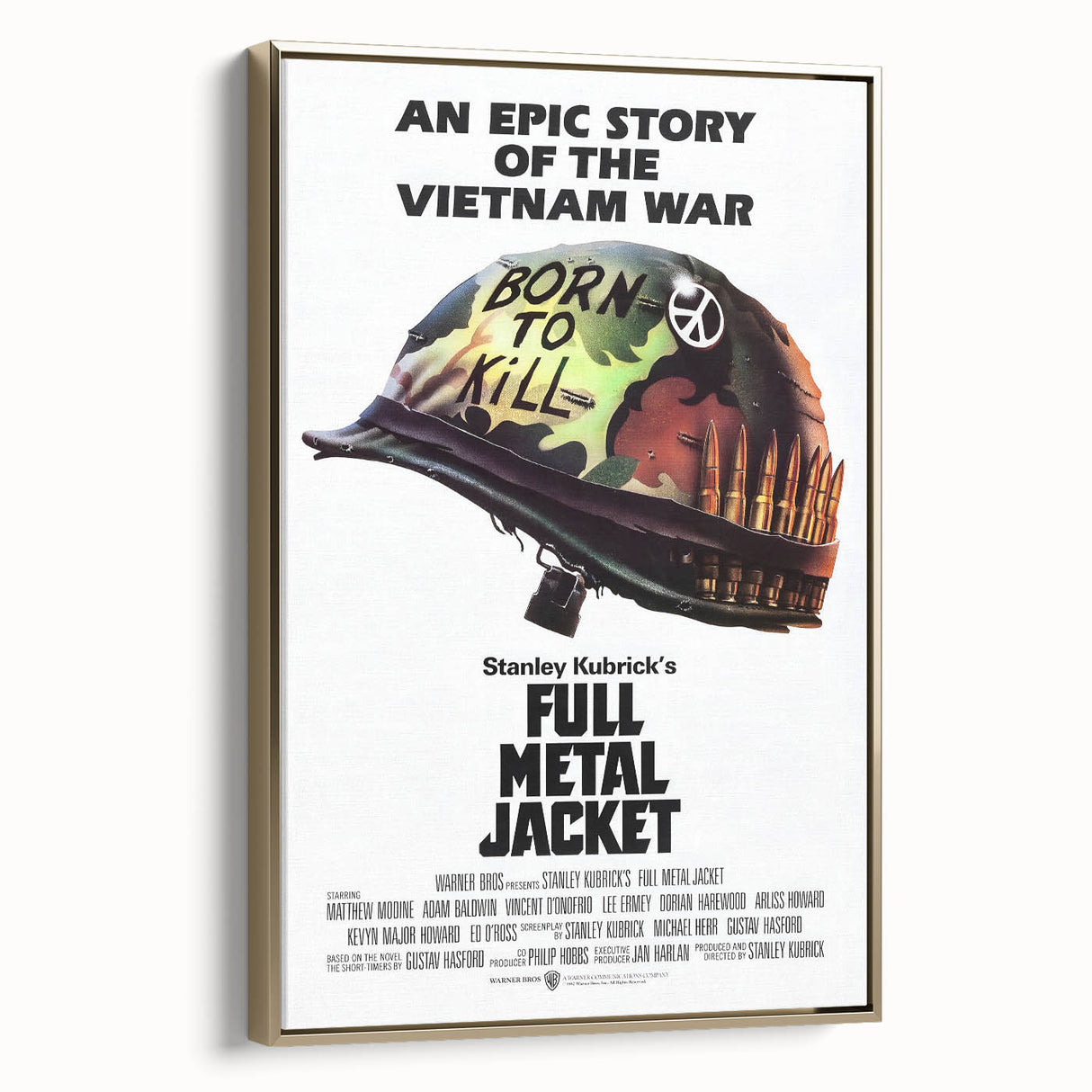 Retro Full Metal Jacket Poster Art - Vintage Military Movie Prints