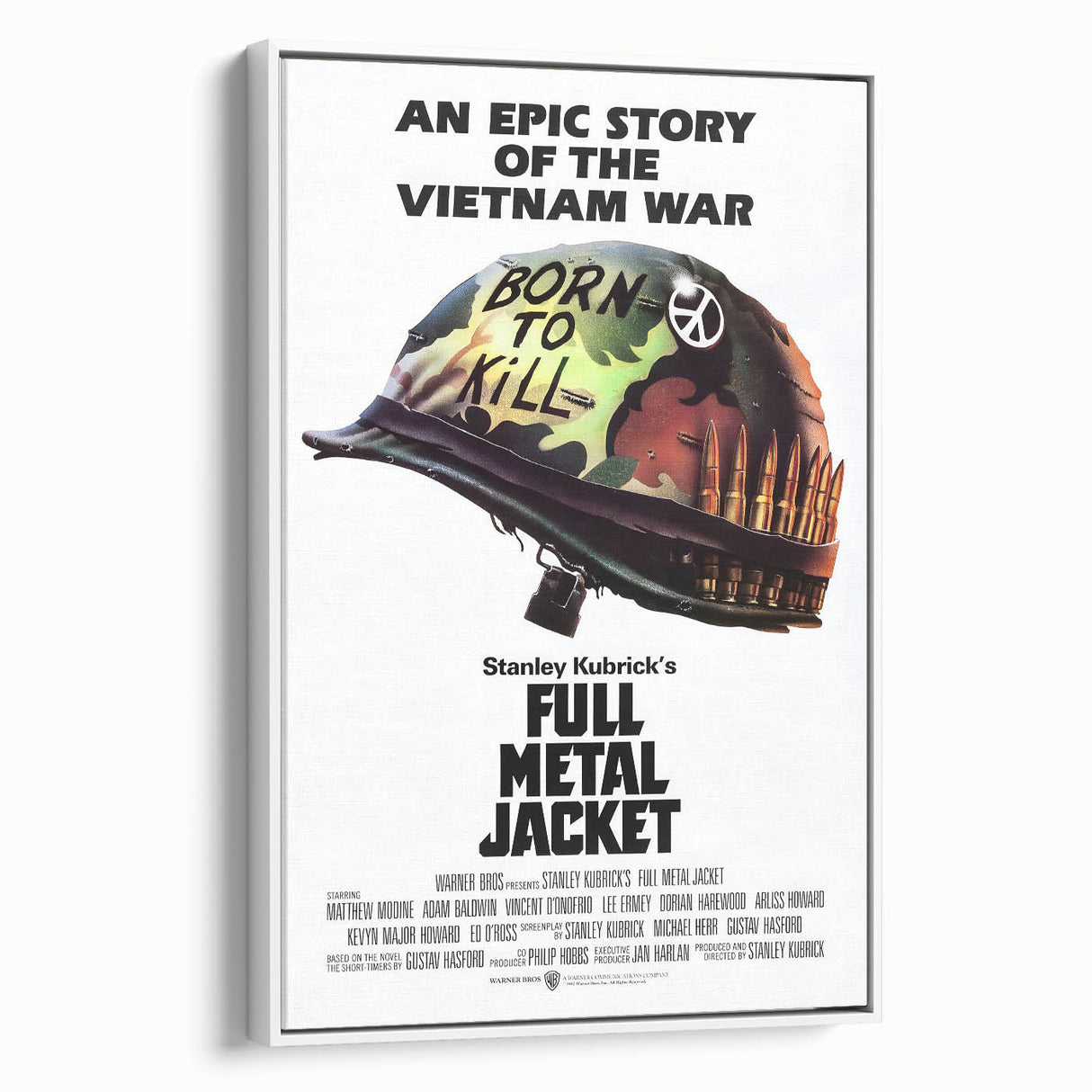 Retro Full Metal Jacket Poster Art - Vintage Military Movie Prints