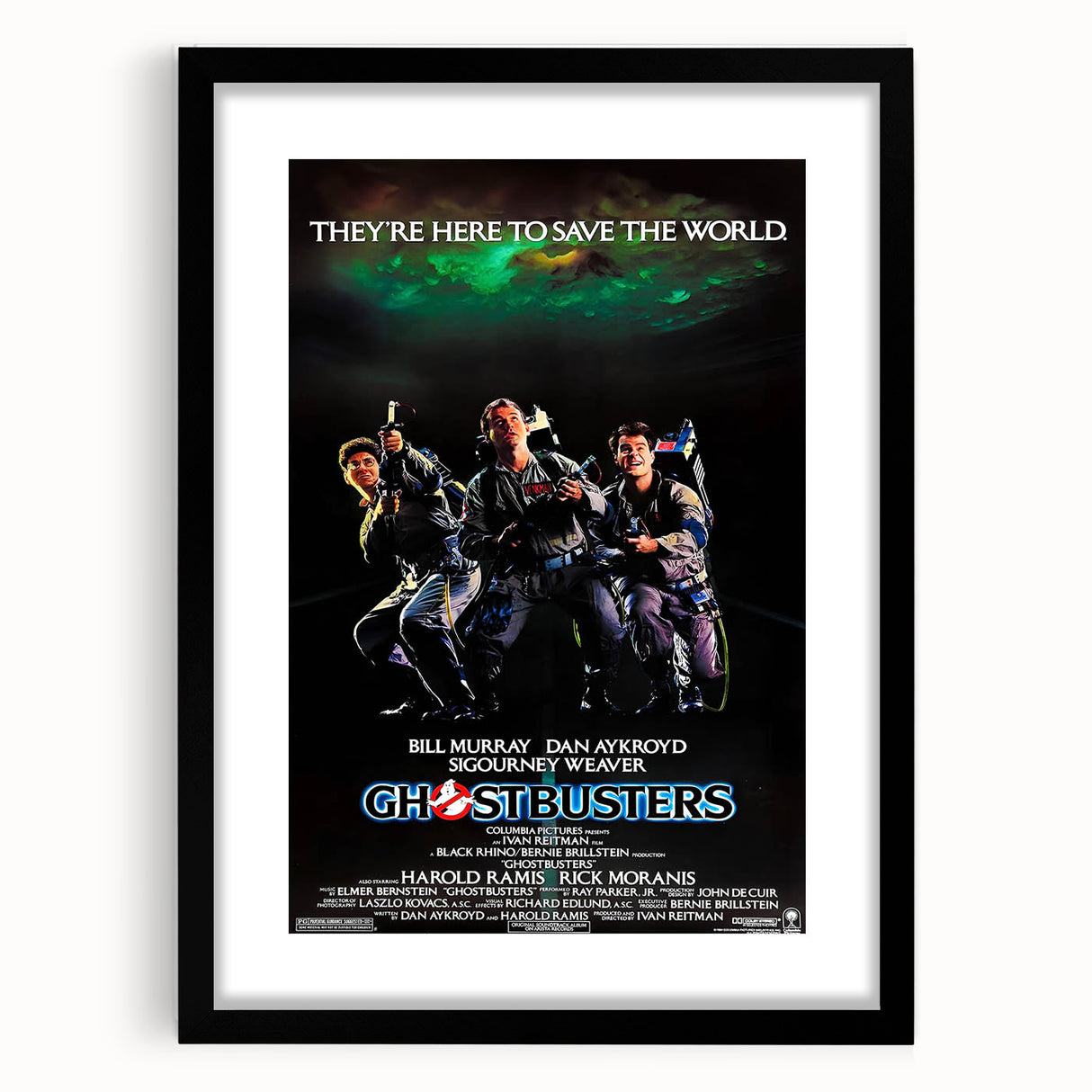 Retro Ghostbusters Poster Art - Vintage 80s Movie Prints