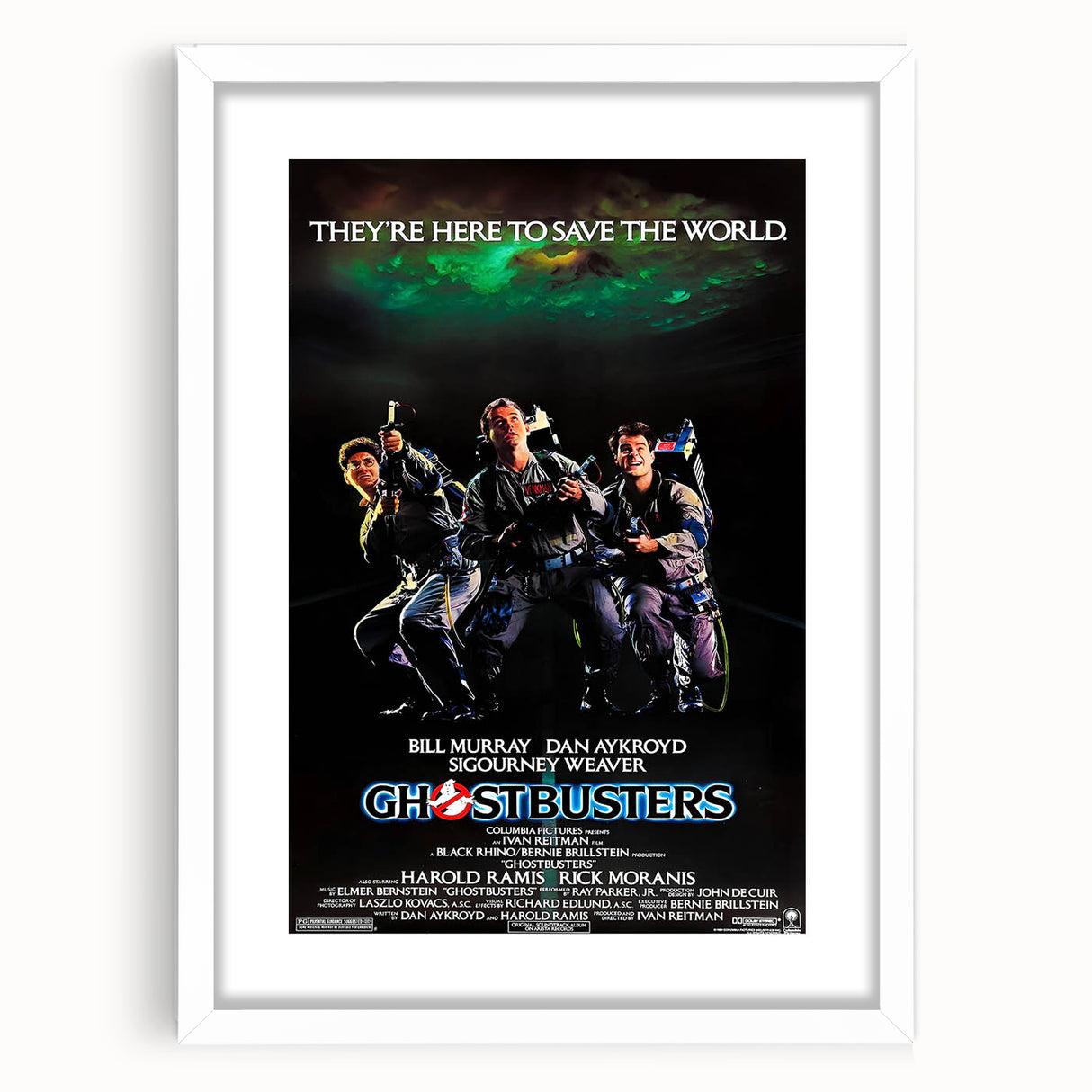 Retro Ghostbusters Poster Art - Vintage 80s Movie Prints