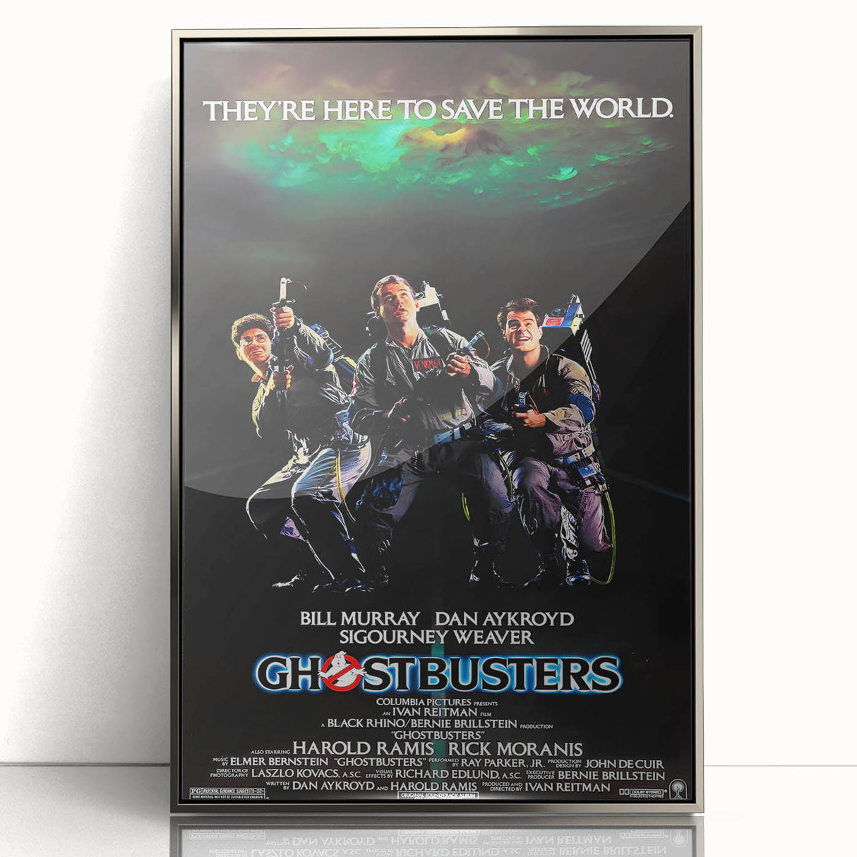 Retro Ghostbusters Poster Art - Vintage 80s Movie Prints