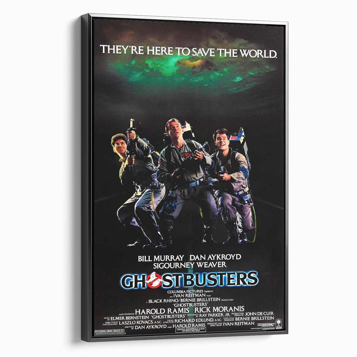 Retro Ghostbusters Poster Art - Vintage 80s Movie Prints