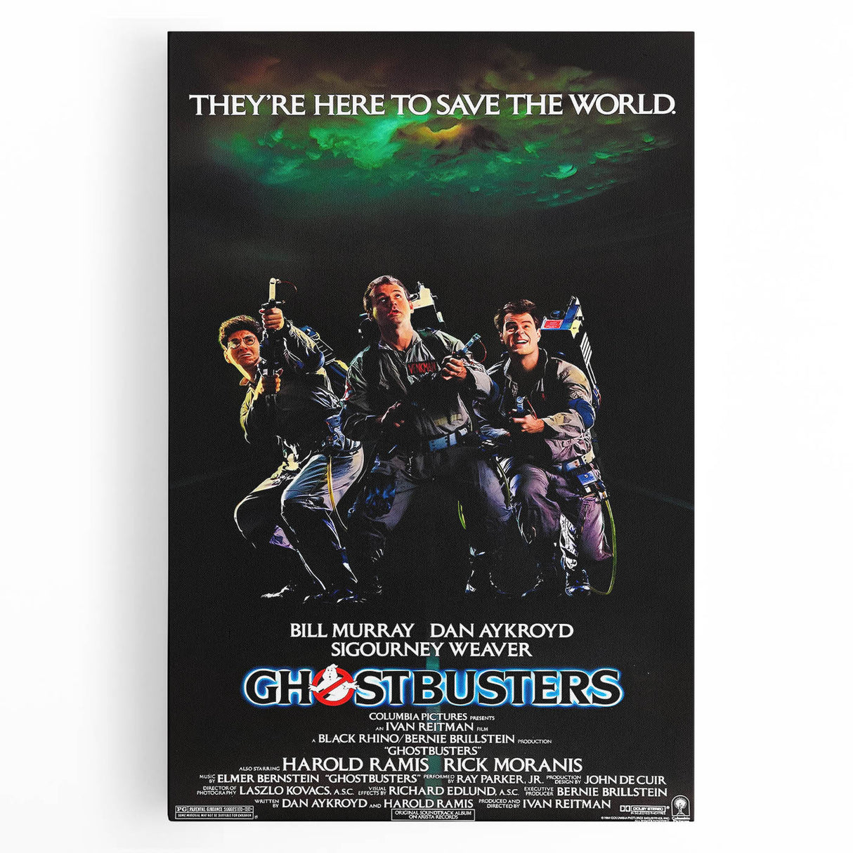 Retro Ghostbusters Poster Art - Vintage 80s Movie Prints