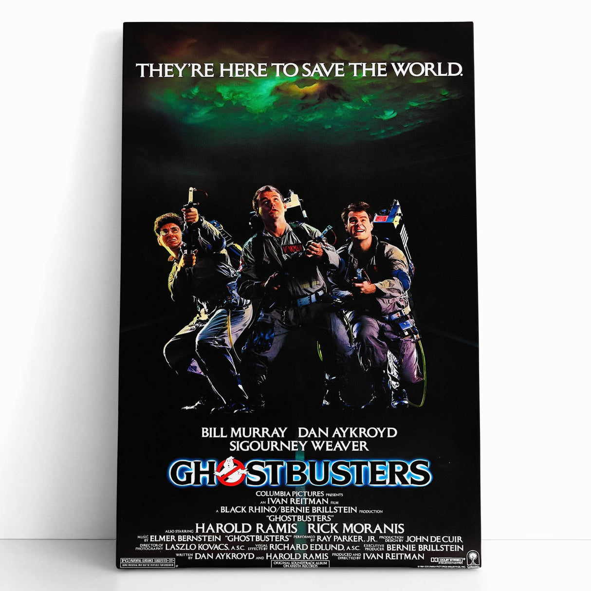 Retro Ghostbusters Poster Art - Vintage 80s Movie Prints