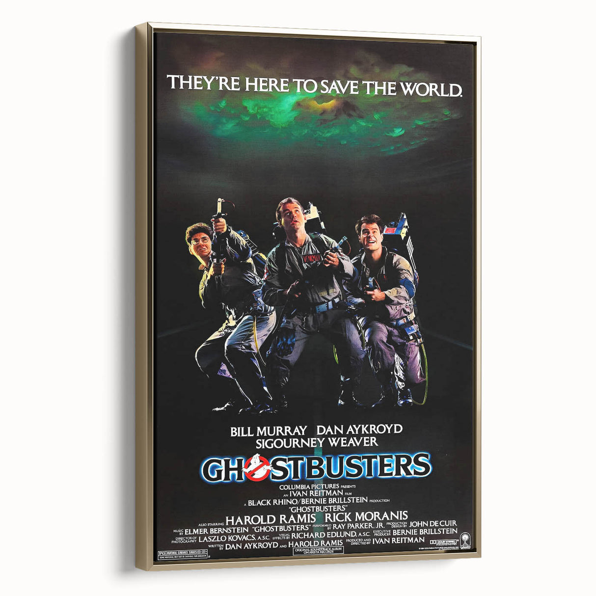 Retro Ghostbusters Poster Art - Vintage 80s Movie Prints