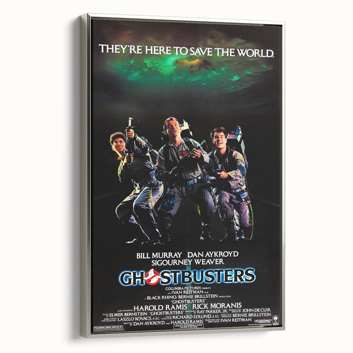 Retro Ghostbusters Poster Art - Vintage 80s Movie Prints