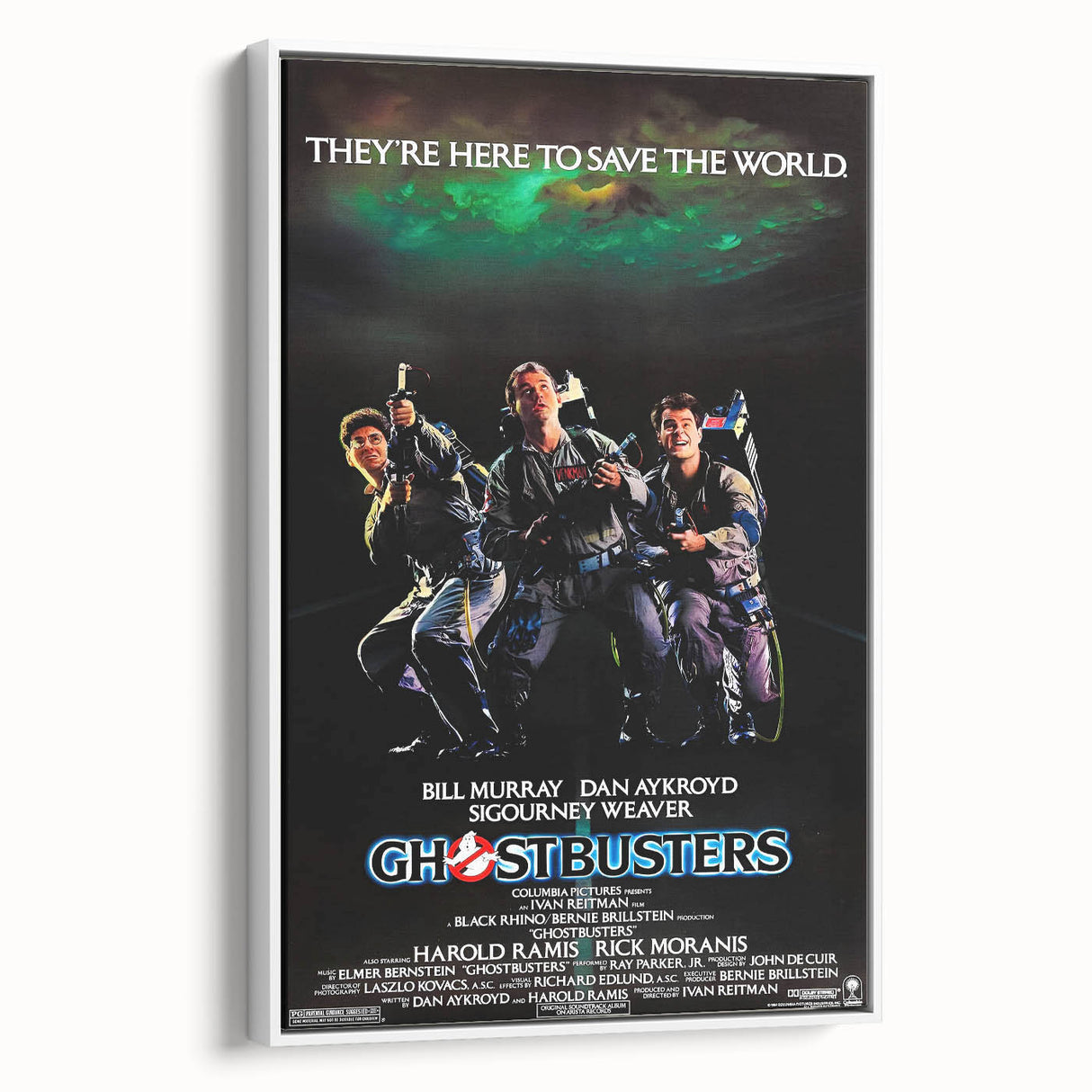 Retro Ghostbusters Poster Art - Vintage 80s Movie Prints
