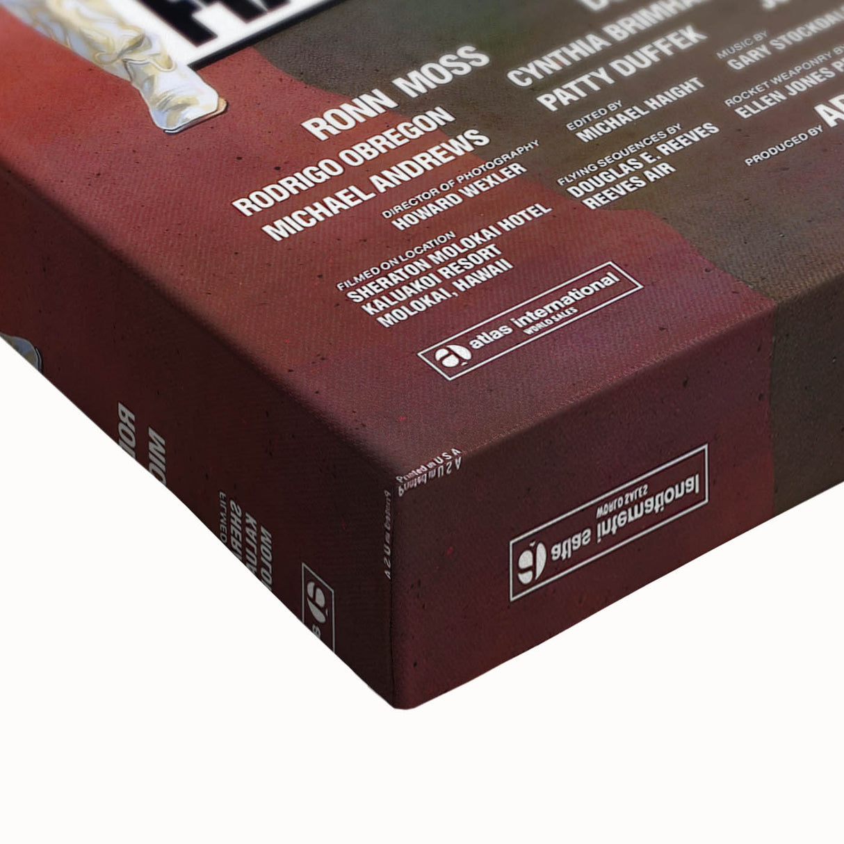 Retro Hard Ticket to Hawaii Poster Art - Vintage Action Movie Prints