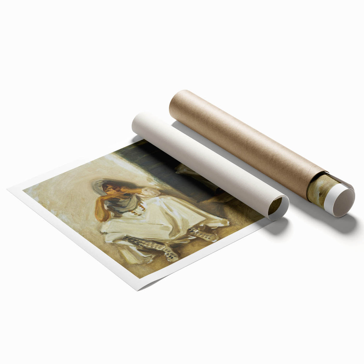 Classic Romantic Paintings: Two Arab Women - Historical Romanticism Canvas