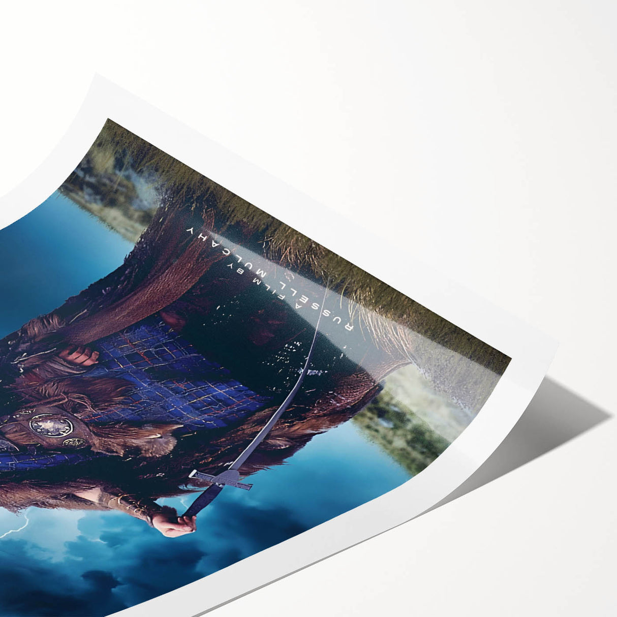 Retro Highlander Poster Art - Vintage Fantasy Action Movie Prints