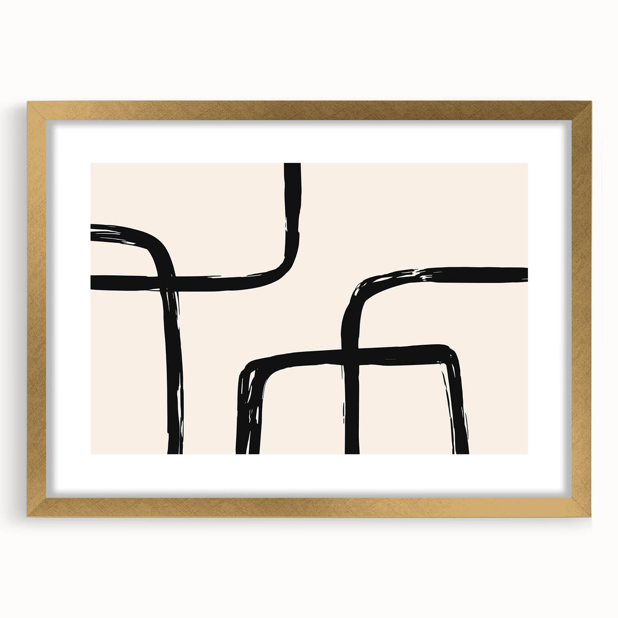 Acrylic Dining Room Artwork - Modern Abstract Line Art