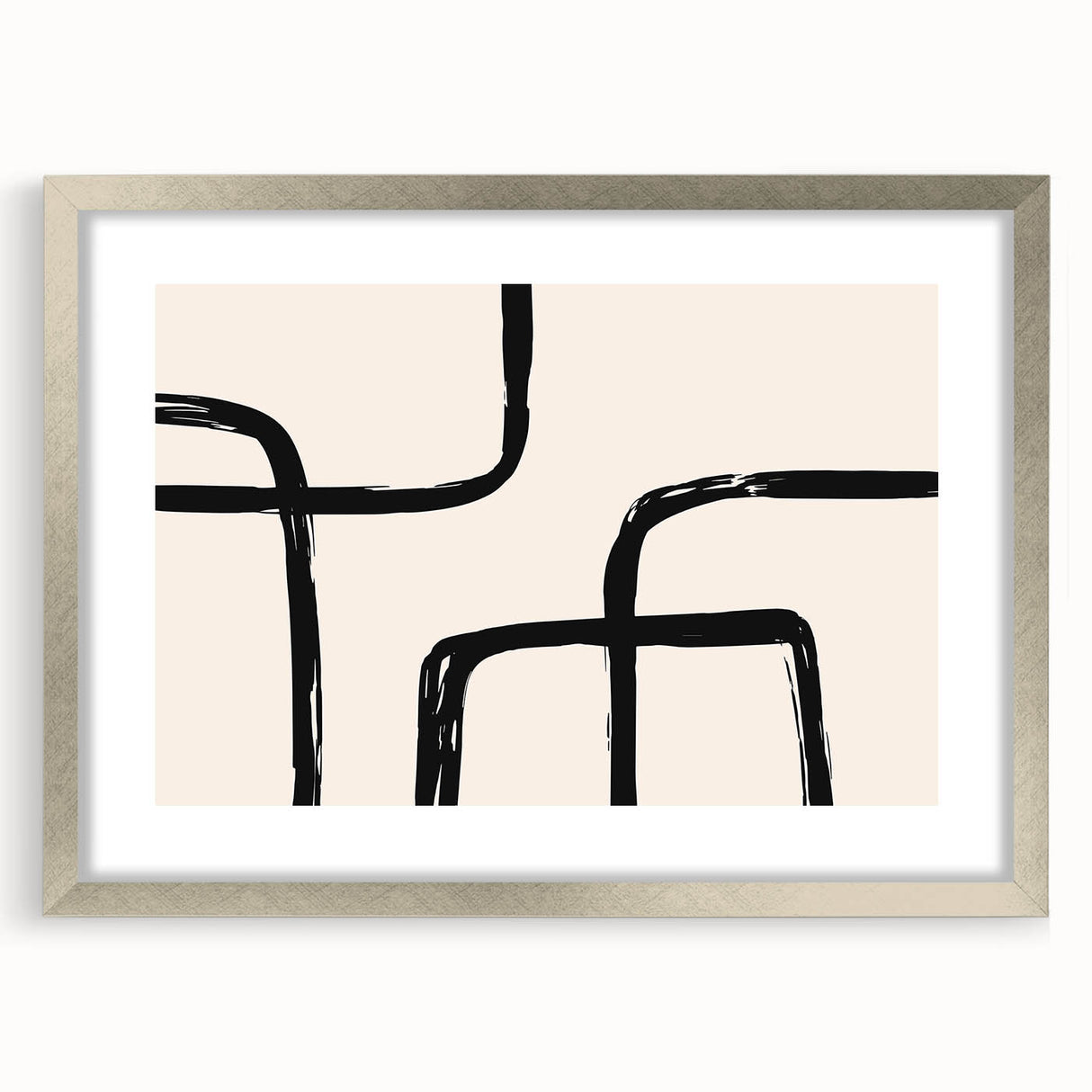 Acrylic Dining Room Artwork - Modern Abstract Line Art